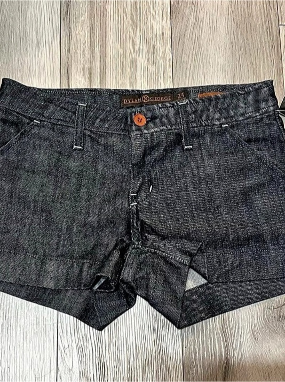 Dylan George Samantha Hot Pants Denim Jean Shorts Waist 25 NWT